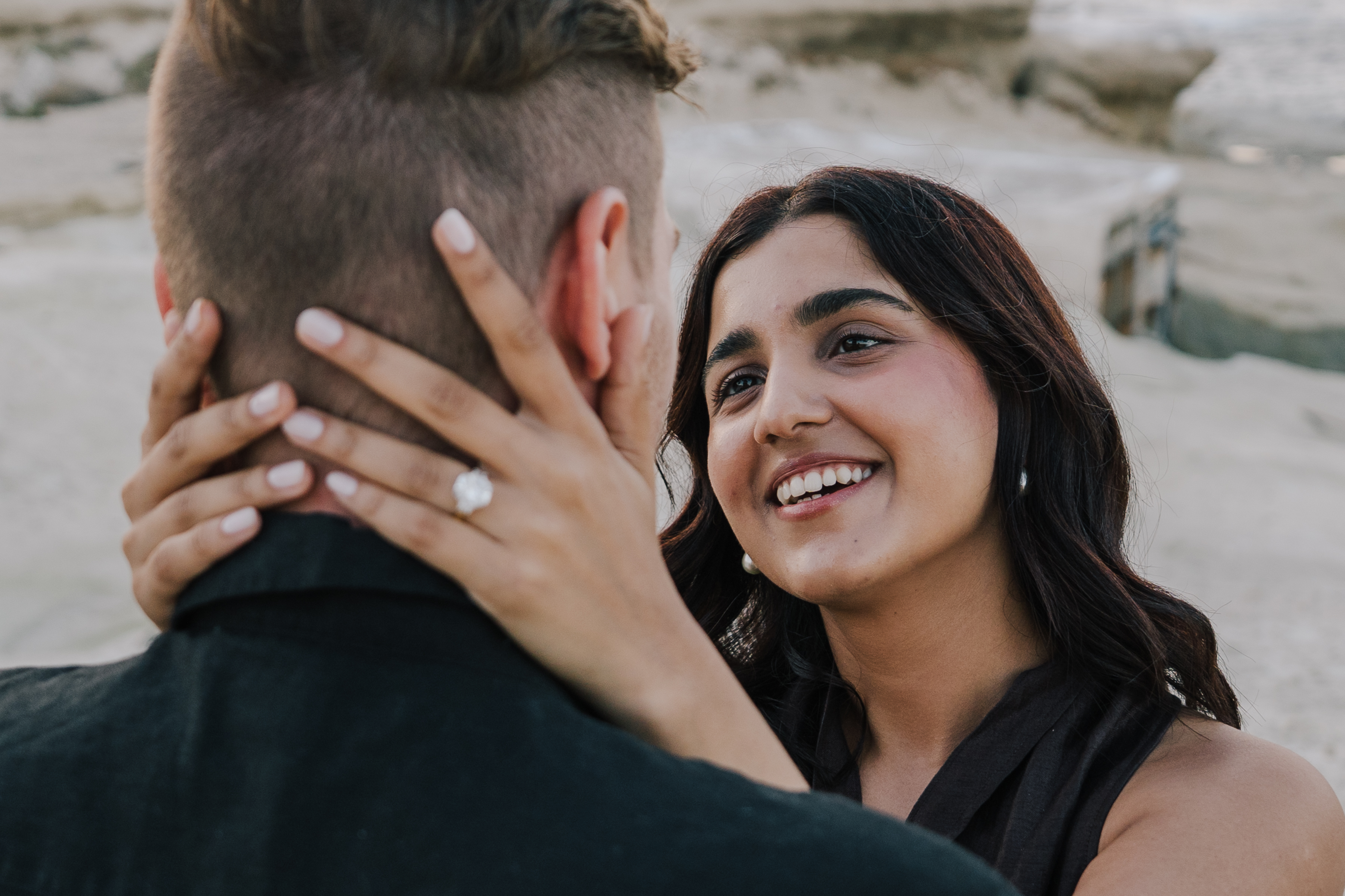 marriage proposal photoshoot on Milos island